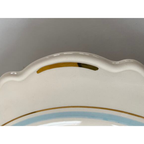 Large Platter American Limoges Nancy Rose | 15 1/8" Large Serving Dish - Picture 3 of 5